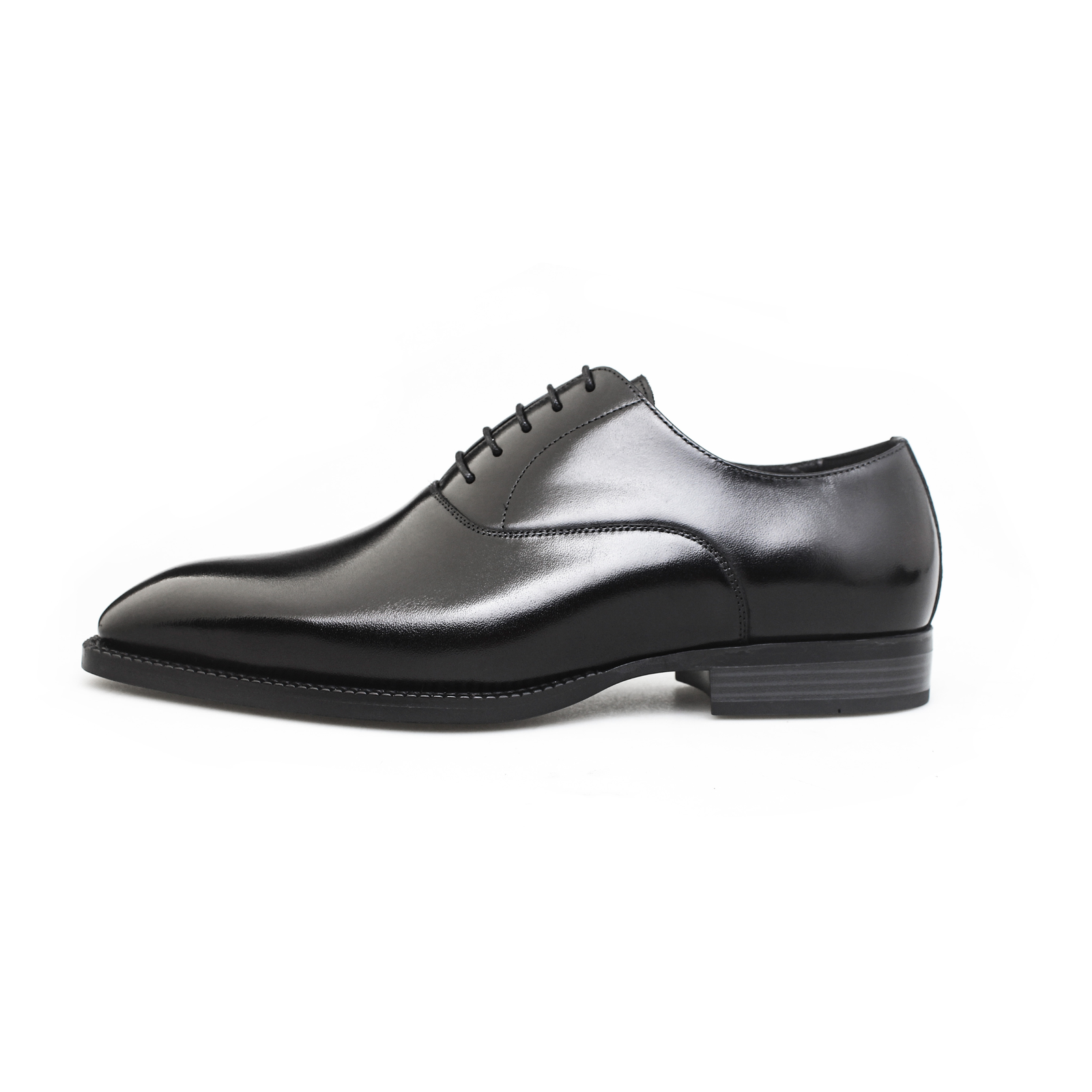 Brown Hand-Dyed Patina Wholecut Oxford Shoes for Men